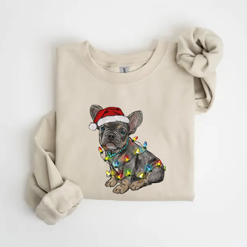 French Bulldog Christmas Dog Sweatshirt