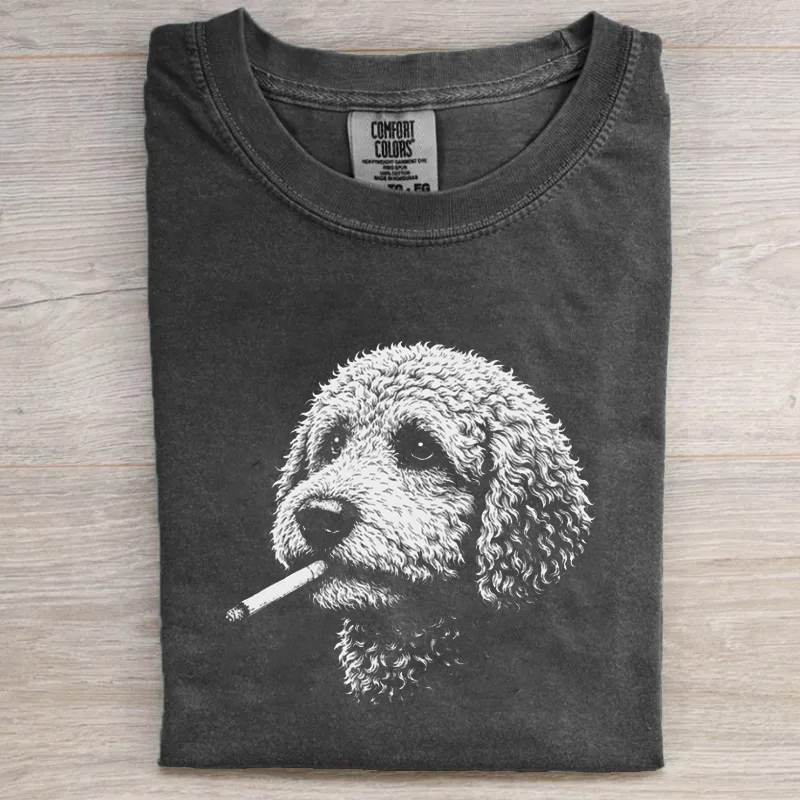 Goldendoodle Smoking Meme T-shirt
