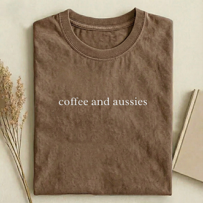 Coffee and Aussies T-shirt