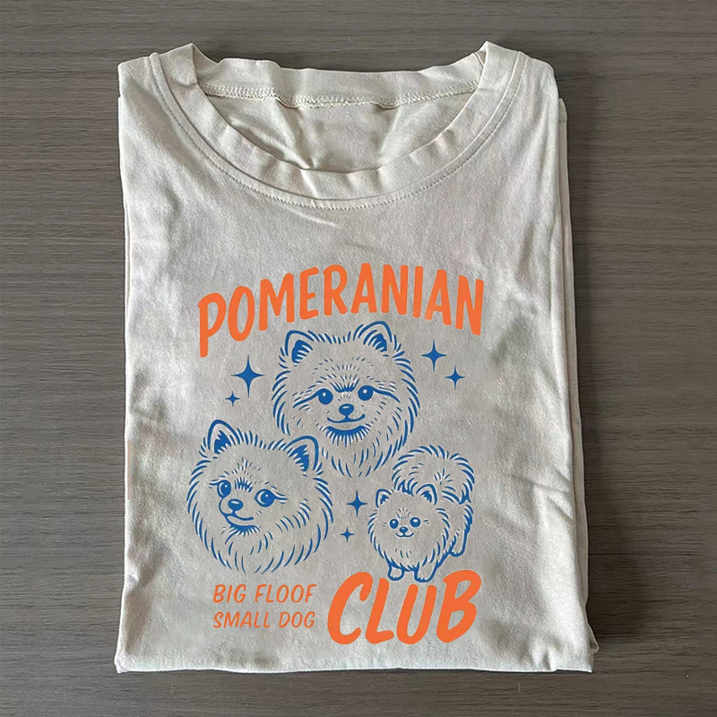 Retro Pomeranian Club T-shirt