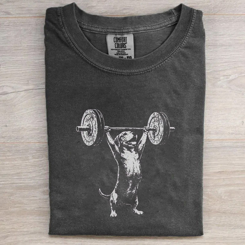 Funny Dachshund Lifting T-shirt