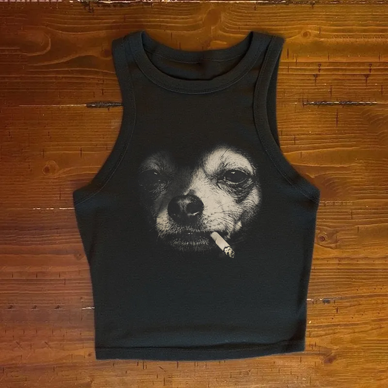 Smoking Chihuahua Tank