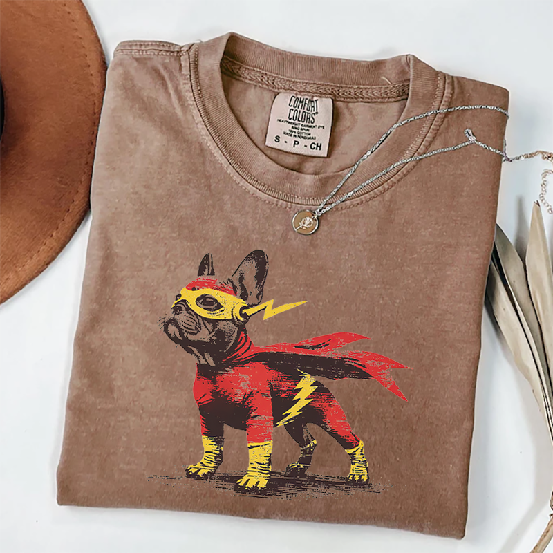 French Bulldog Superhero T-shirt