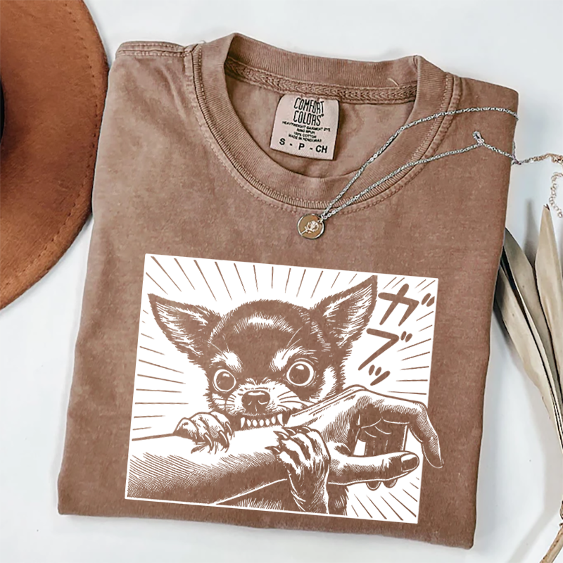 Chihuahua Dog Bite T-shirt