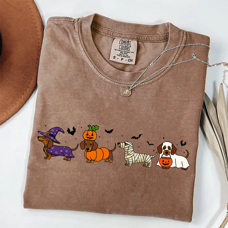 Halloween Dachshund T-shirt