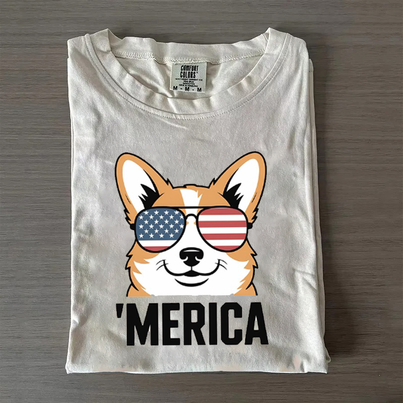 Corgi Merica T-shirt