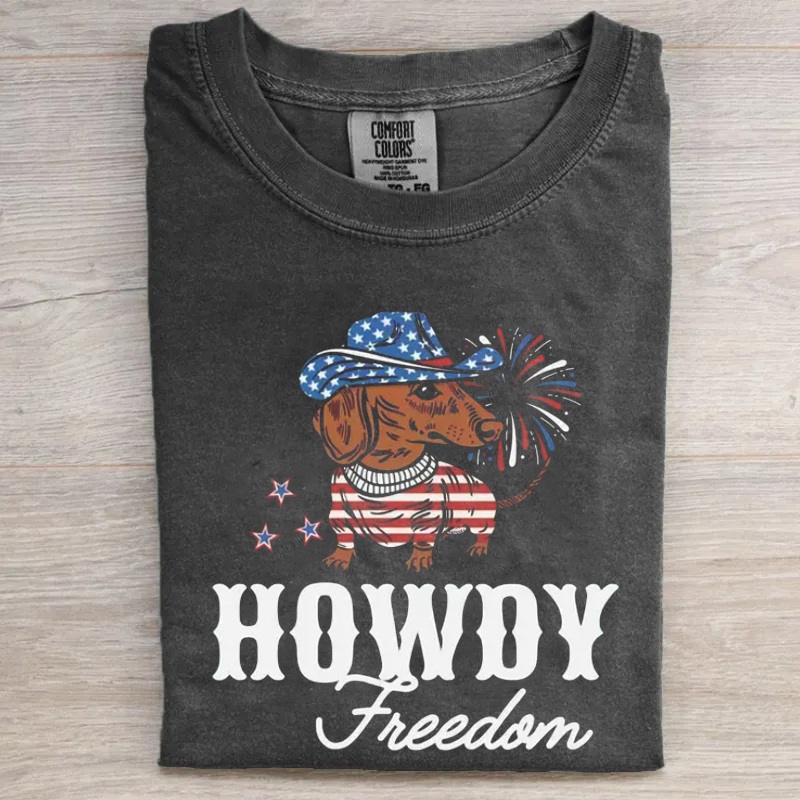 Dachshund 4th of July T-shirt