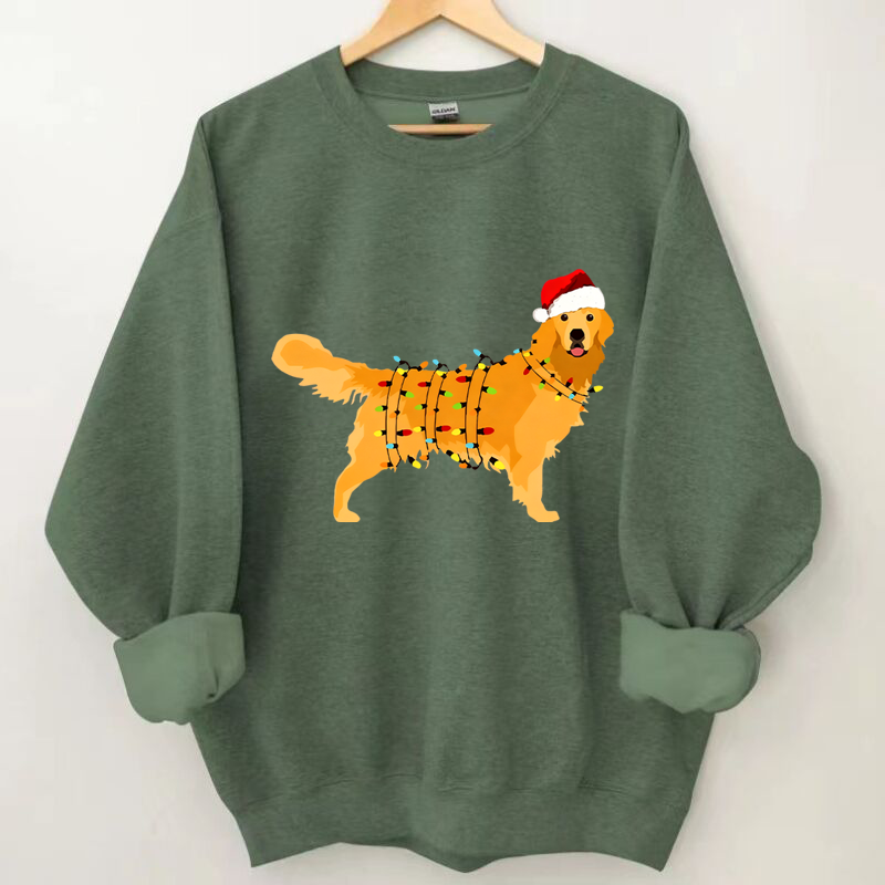 Christmas Golden Retriever Sweatshirt