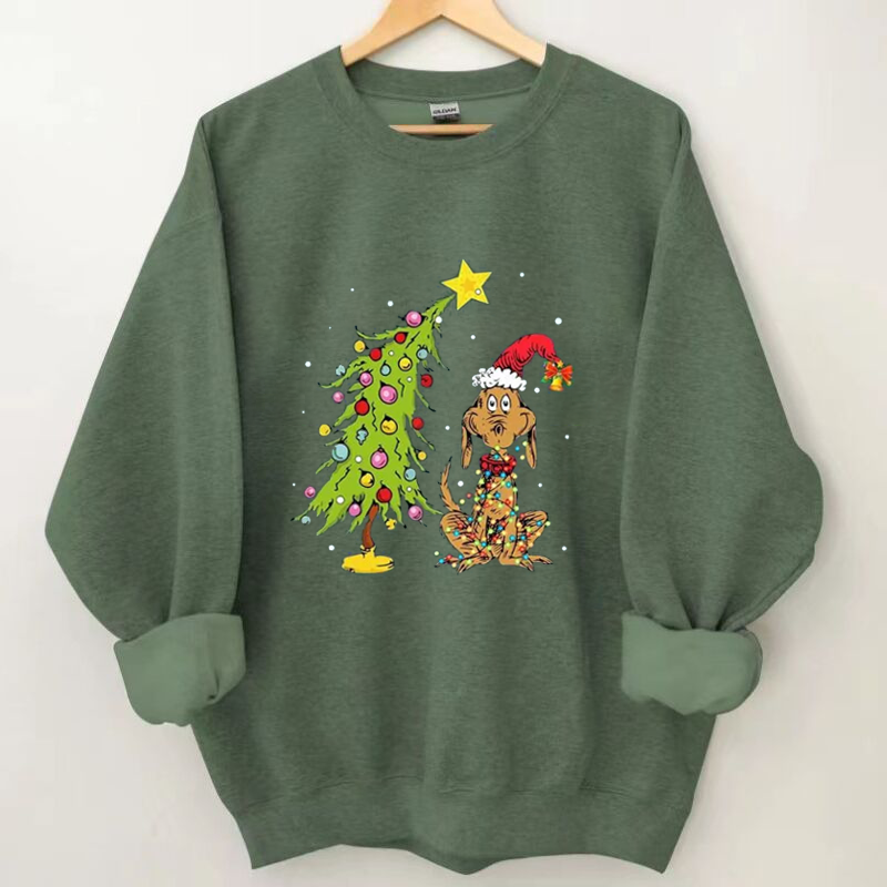 Whimsical Christmas Tree Sweatshirt