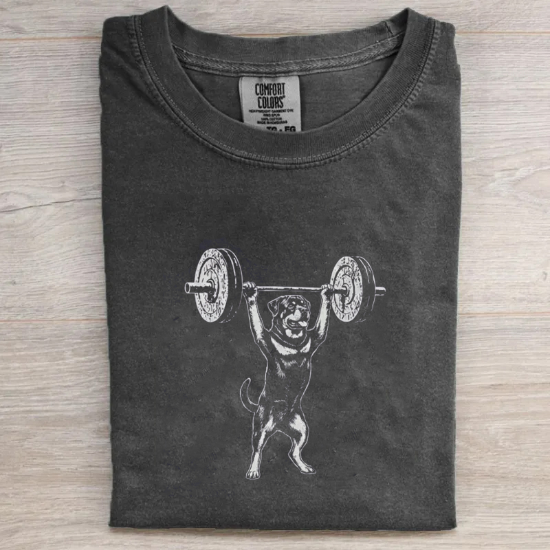 Funny Rottweiler Lifting T-shirt