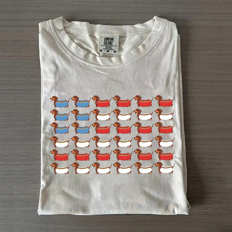 Dachshund 4th of July T-shirt