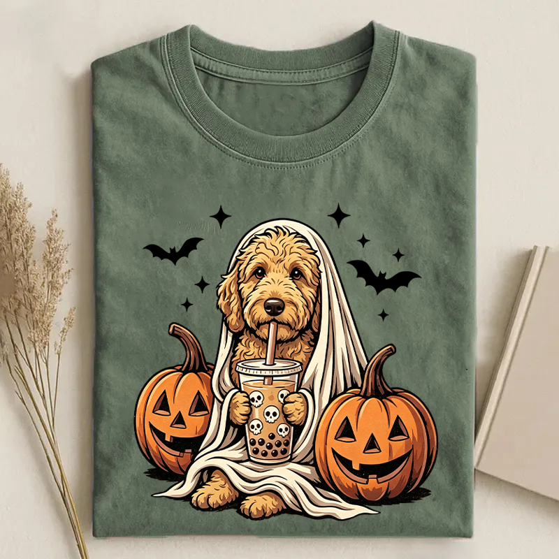 Goldendoodle Ghost & Boba T-shirt