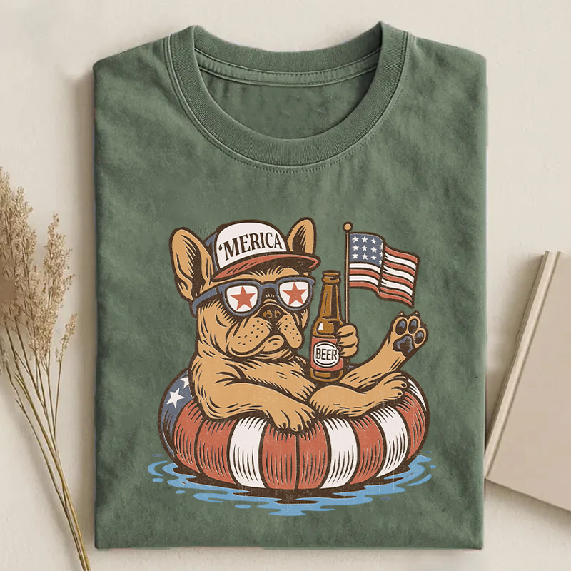 Patriotic Frenchie T-shirt