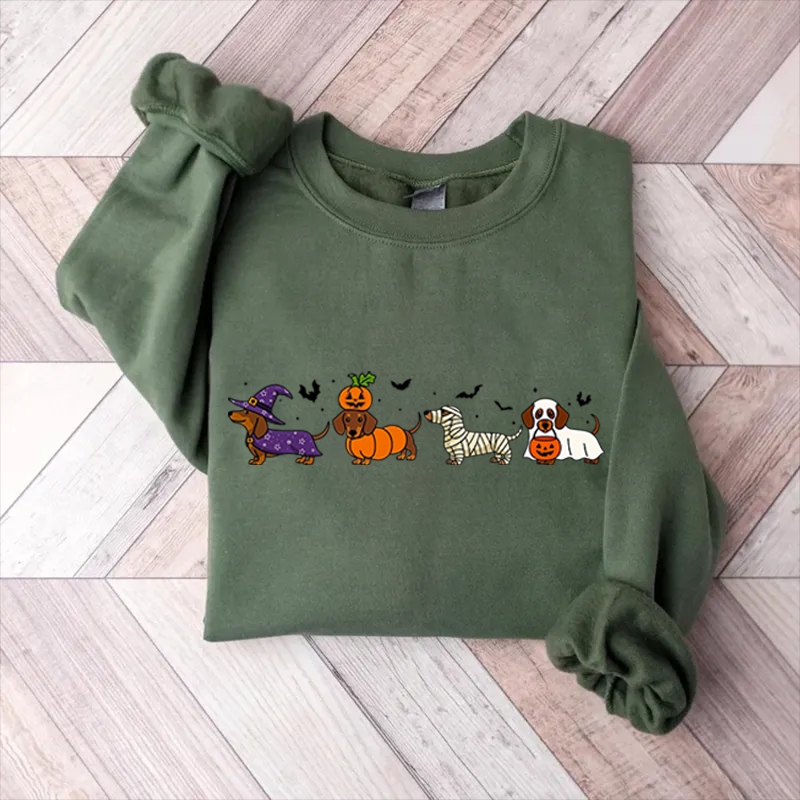 Halloween Dachshund Sweatshirt