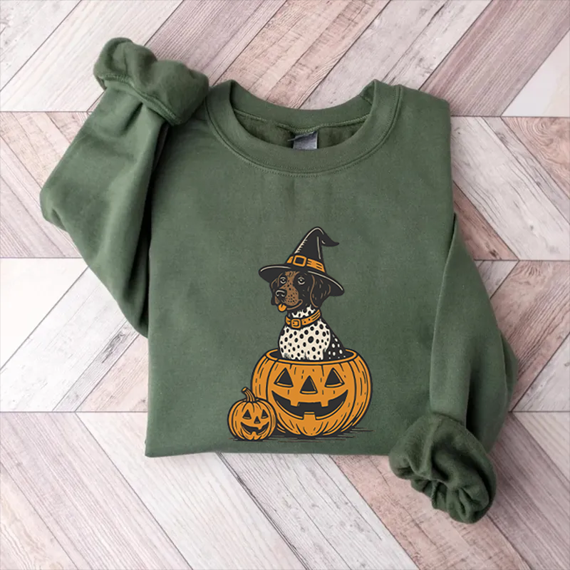 Comfort Colors Halloween Shorthaired Pointer Sweatshirt
