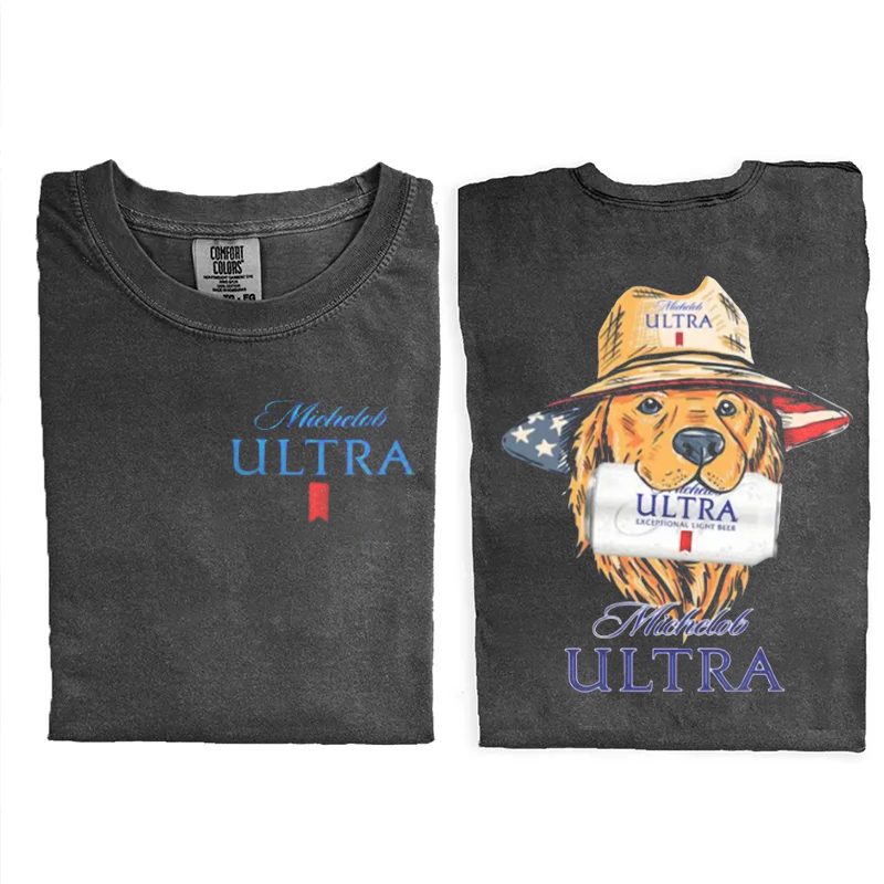 4th Of July Golden Retriever Beer T-shirt