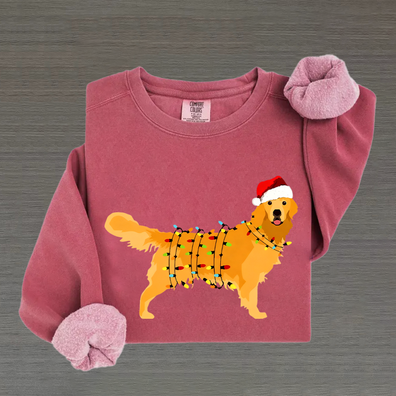 Christmas Golden Retriever Sweatshirt