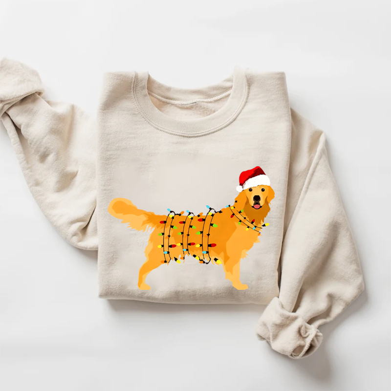 Christmas Golden Retriever Sweatshirt