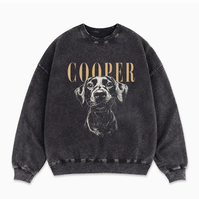 Custom Dog Photo Sweatshirt