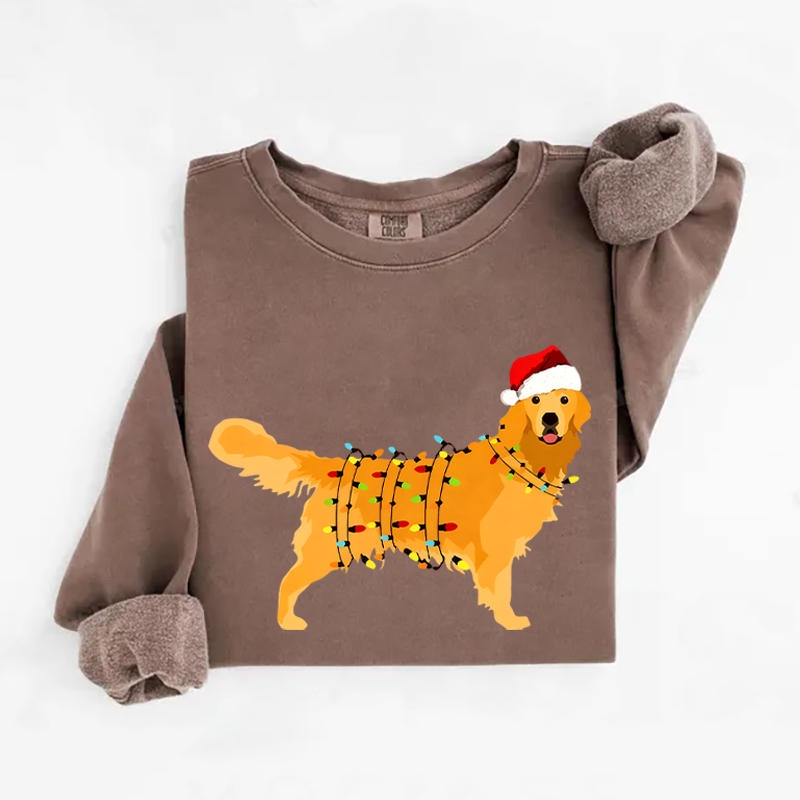 Christmas Golden Retriever Sweatshirt