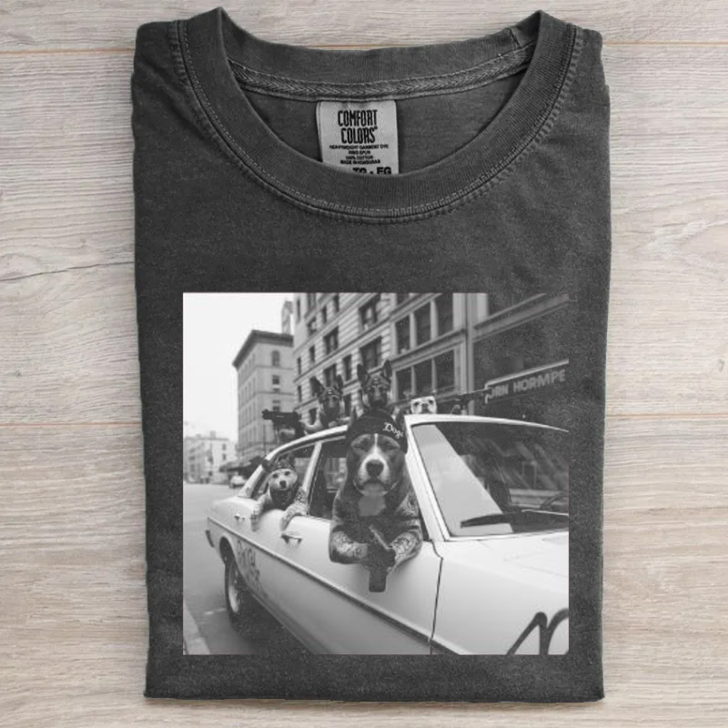 Funny Dog Gang Meme T-shirt