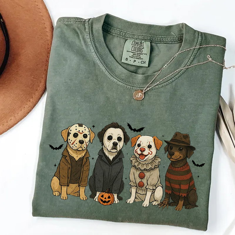 Comfort Colors Halloween Dog T-shirt