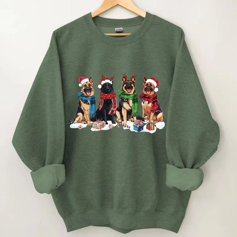 Christmas German Shepherd Sweatshirt