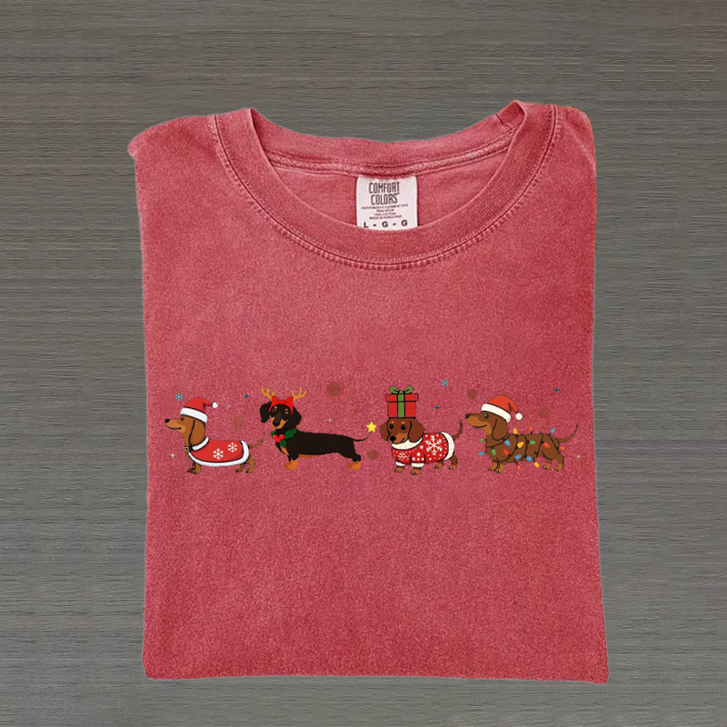 Christmas Dachshund T-shirt