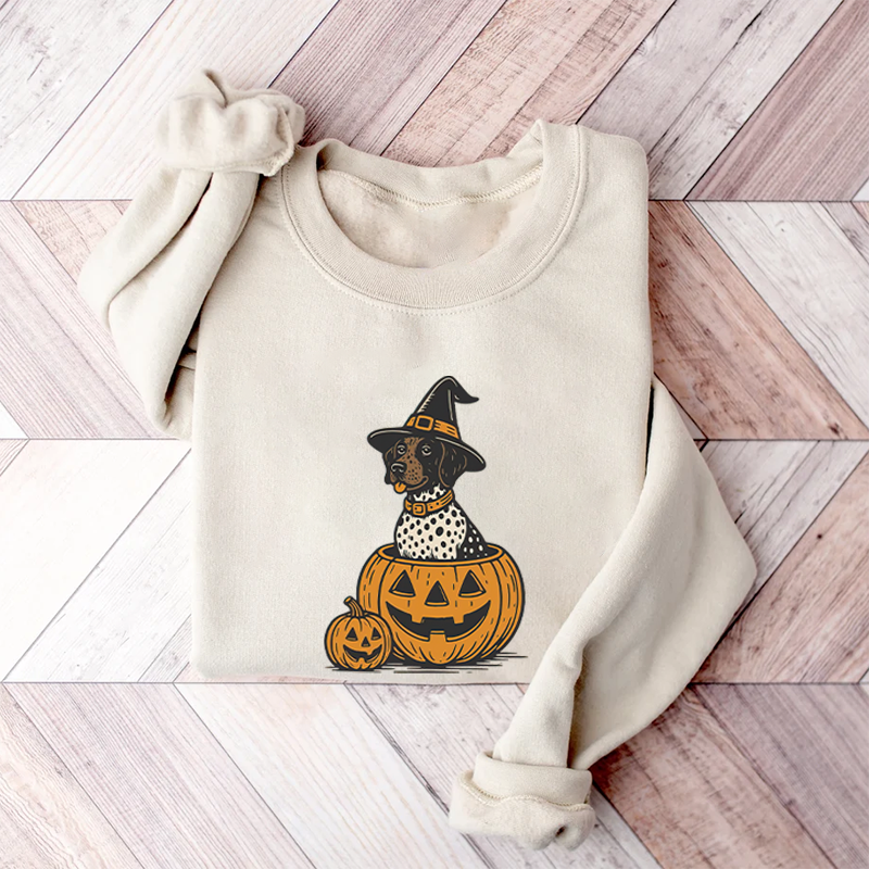 Comfort Colors Halloween Shorthaired Pointer Sweatshirt