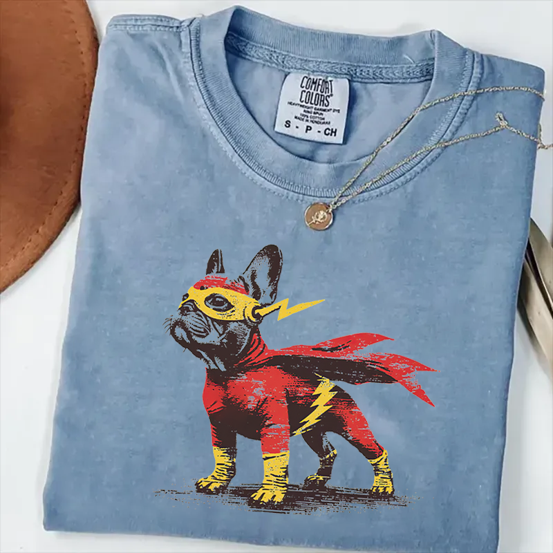 French Bulldog Superhero T-shirt