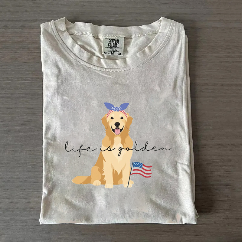 Life is Golden USA T-shirt