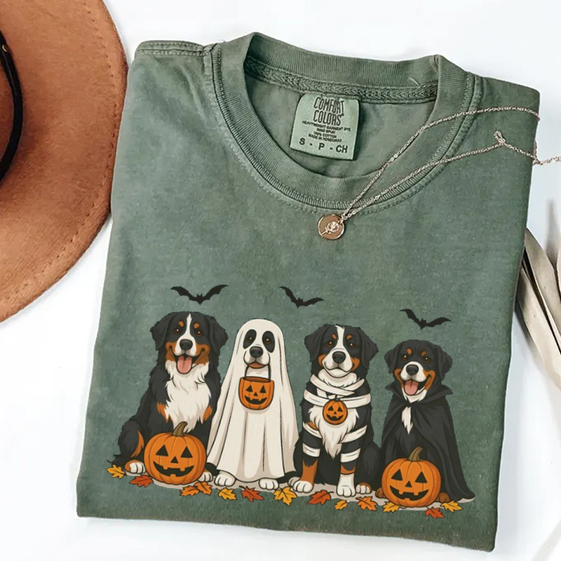 Bernese Mountain Dog Halloween T-shirt