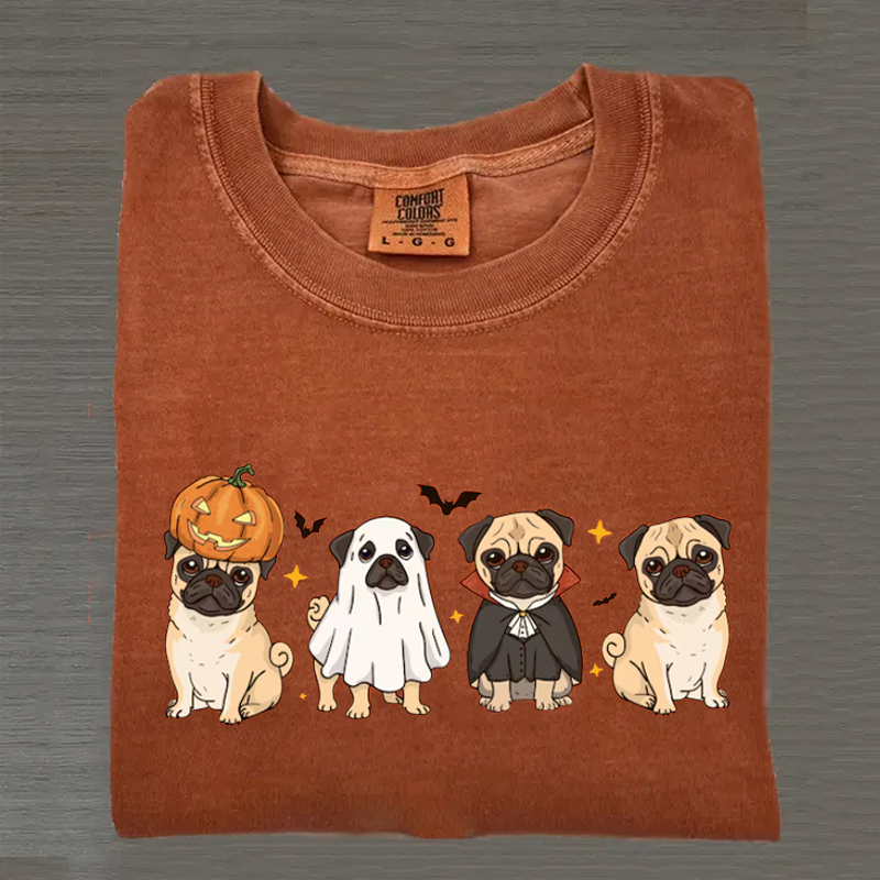 Halloween Pug T-shirt