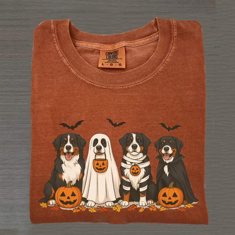 Bernese Mountain Dog Halloween T-shirt