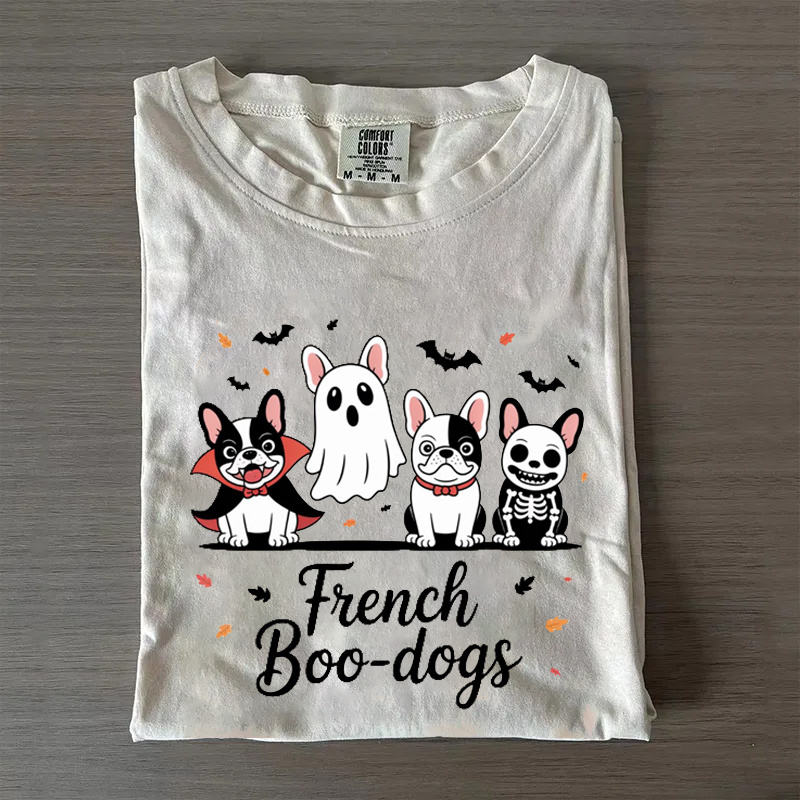 Fall French Bulldog Halloween T-shirt