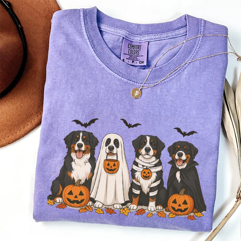 Bernese Mountain Dog Halloween T-shirt