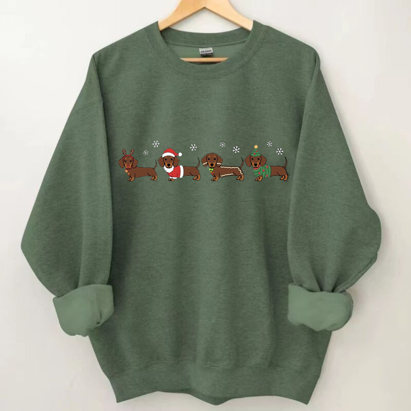Dachshund Christmas Sweatshirt