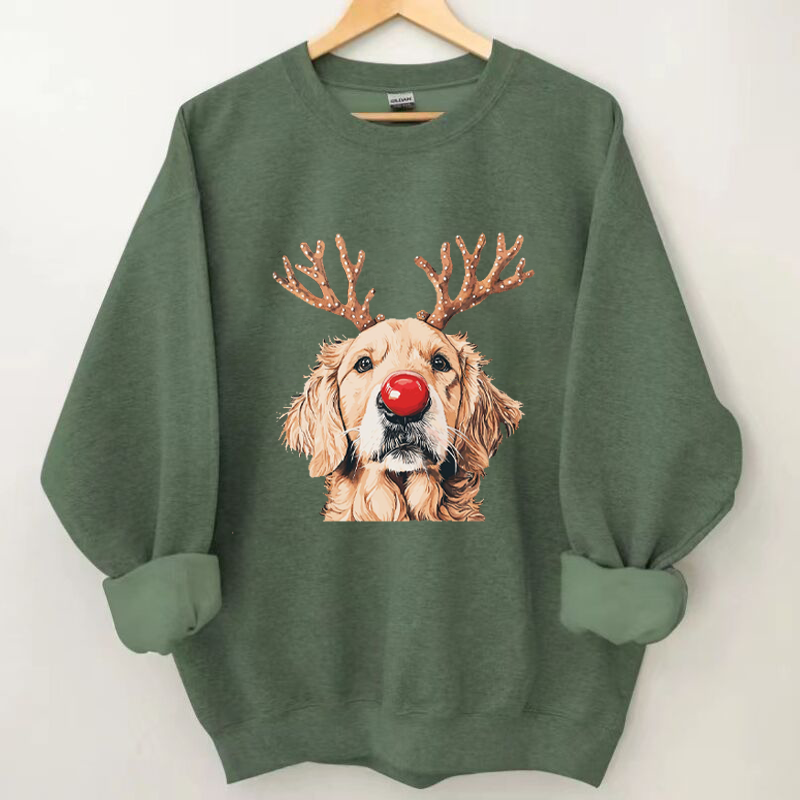 Golden Retriever Christmas Sweatshirt