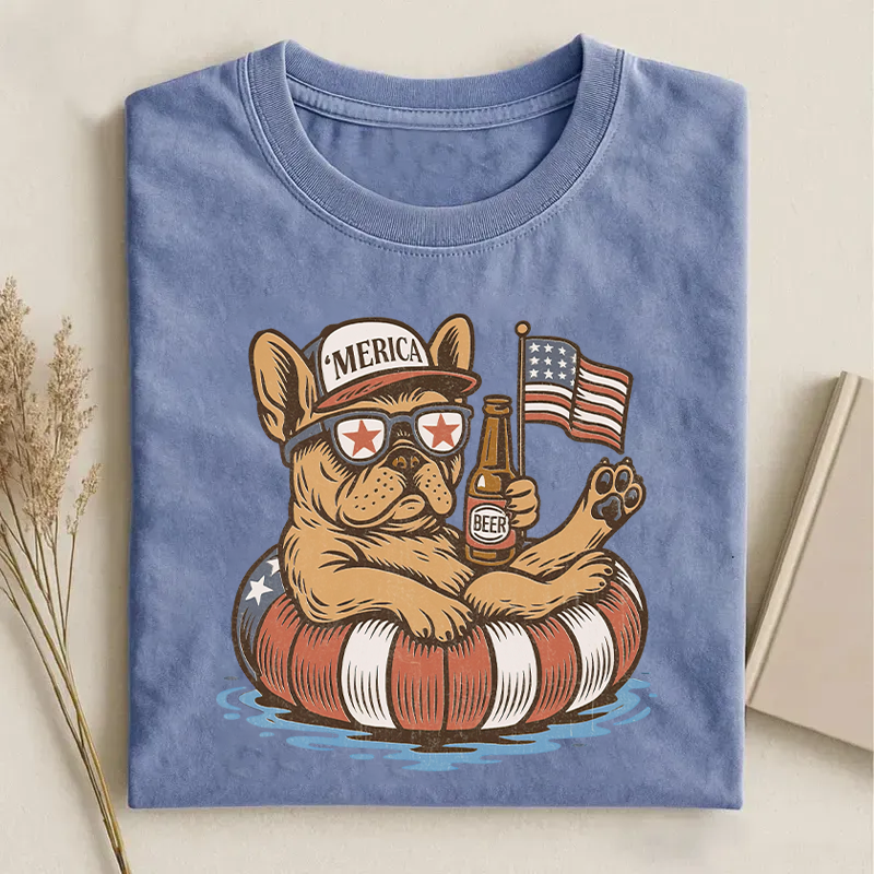 Patriotic Frenchie T-shirt