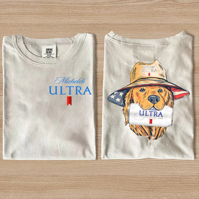 4th Of July Golden Retriever Beer T-shirt