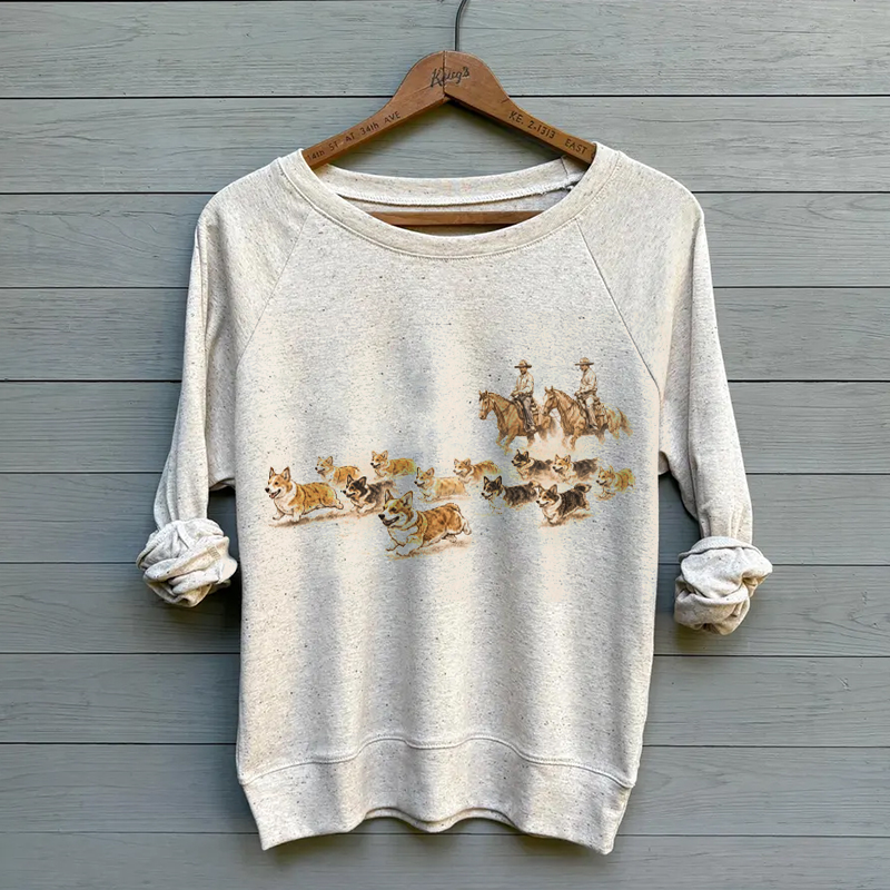 Western Corgi Sweatshirt