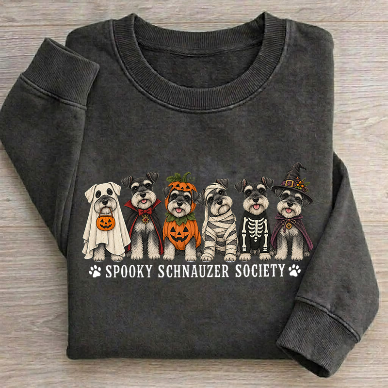 Spooky Schnauzer Society Sweatshirt