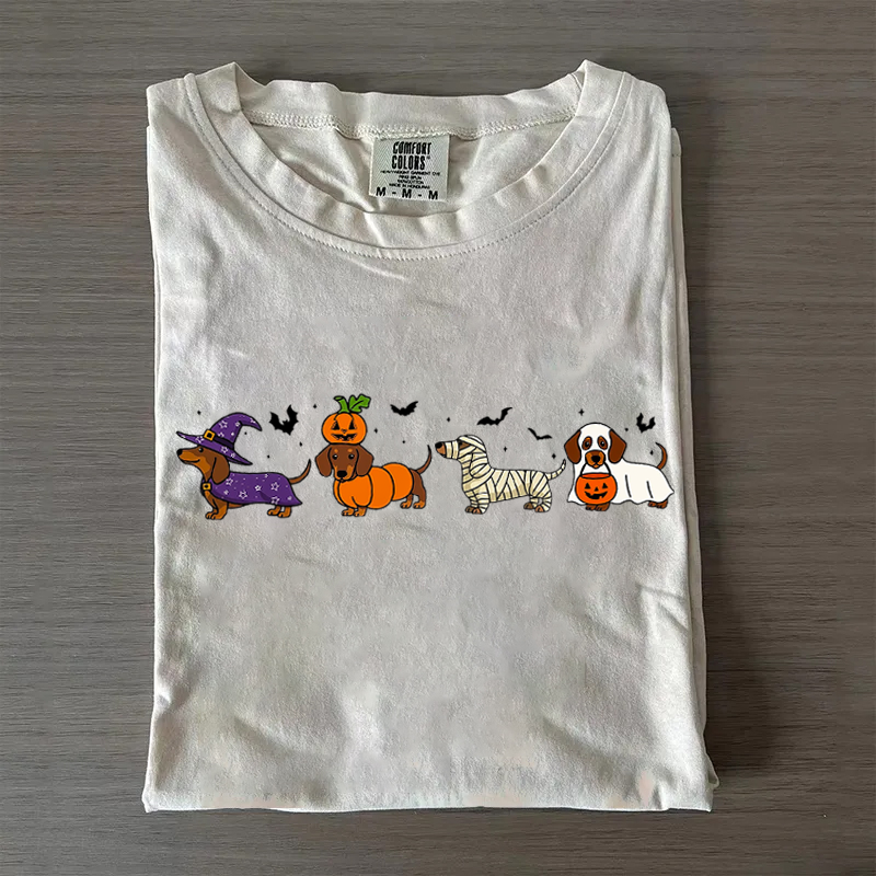 Halloween Dachshund T-shirt
