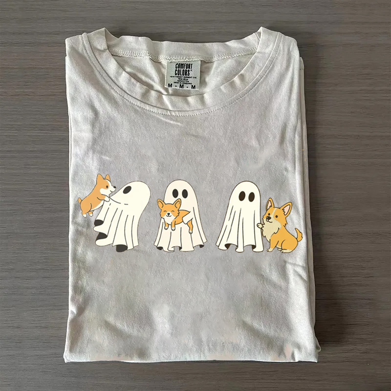 Corgi Dog Halloween T-shirt