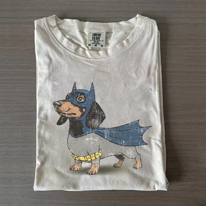 Dachshund Superhero T-shirt