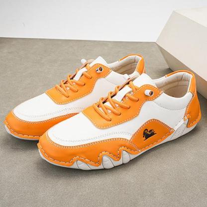 ⏰Promotion - 70% OFF🔥Womens Casual Leather Fashion Sneakers Handmade Ankle Chukka Boots Lightweight Slip-On Loafers Walking Driving Orthopedic Shoes - Proven Plantar Fasciitis, Foot and Heel Pain Relief
