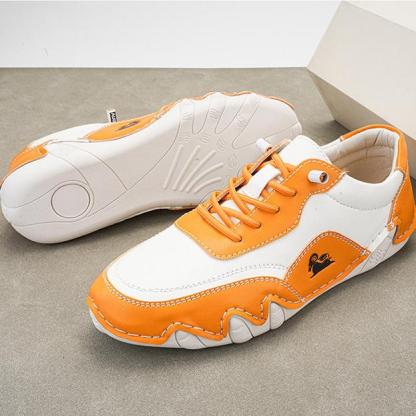 ⏰Promotion - 70% OFF🔥Womens Casual Leather Fashion Sneakers Handmade Ankle Chukka Boots Lightweight Slip-On Loafers Walking Driving Orthopedic Shoes - Proven Plantar Fasciitis, Foot and Heel Pain Relief