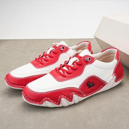 ⏰Promotion - 70% OFF🔥Womens Casual Leather Fashion Sneakers Handmade Ankle Chukka Boots Lightweight Slip-On Loafers Walking Driving Orthopedic Shoes - Proven Plantar Fasciitis, Foot and Heel Pain Relief