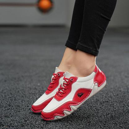 ⏰Promotion - 70% OFF🔥Womens Casual Leather Fashion Sneakers Handmade Ankle Chukka Boots Lightweight Slip-On Loafers Walking Driving Orthopedic Shoes - Proven Plantar Fasciitis, Foot and Heel Pain Relief
