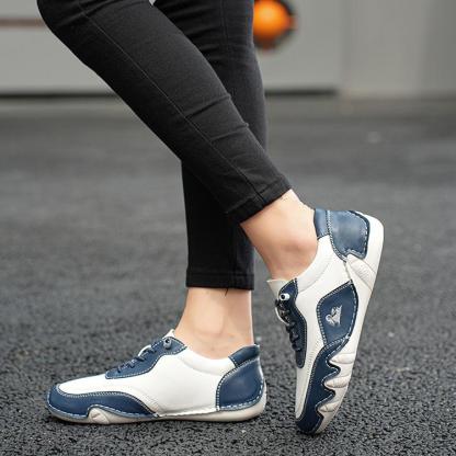 ⏰Promotion - 70% OFF🔥Womens Casual Leather Fashion Sneakers Handmade Ankle Chukka Boots Lightweight Slip-On Loafers Walking Driving Orthopedic Shoes - Proven Plantar Fasciitis, Foot and Heel Pain Relief